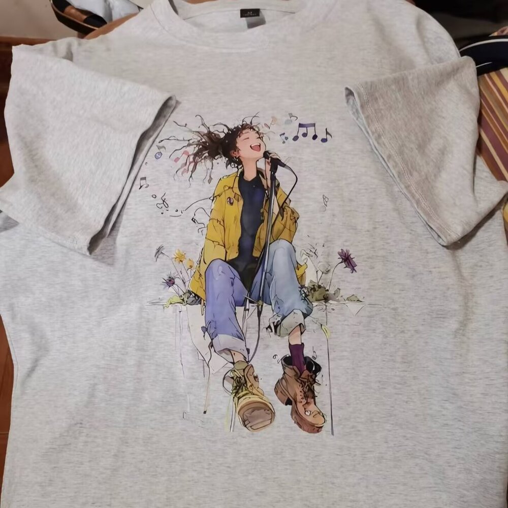 WASSUP Music Girls casual cotton T-shirt